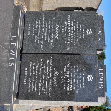 LEWIS Meyer -1957 &amp; Fanny -1963