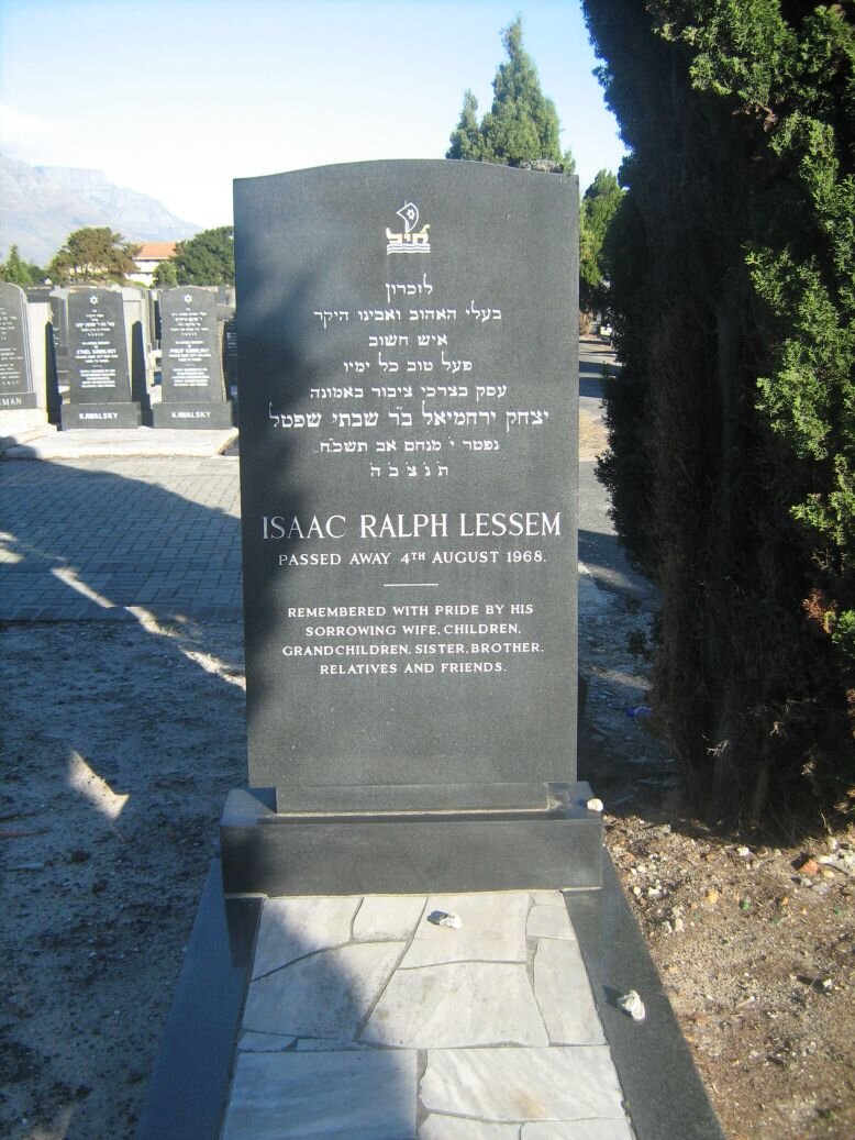 LESSEM Isaac Ralph -1968