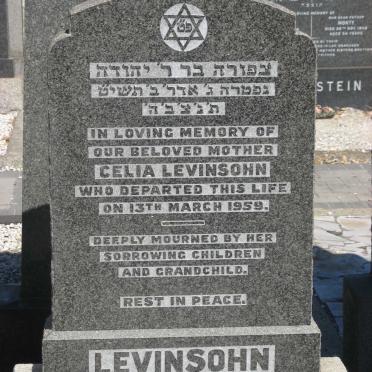 LEVINSOHN Celia -1959