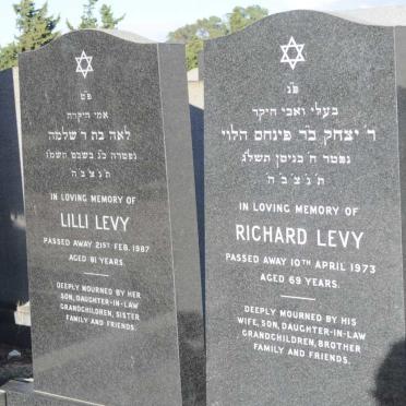 LEVY Richard -1973 &amp; Lilli -1987