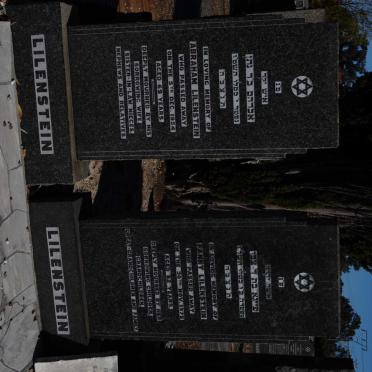 LILENSTEIN Abraham -1954 &amp; Fanny -1975