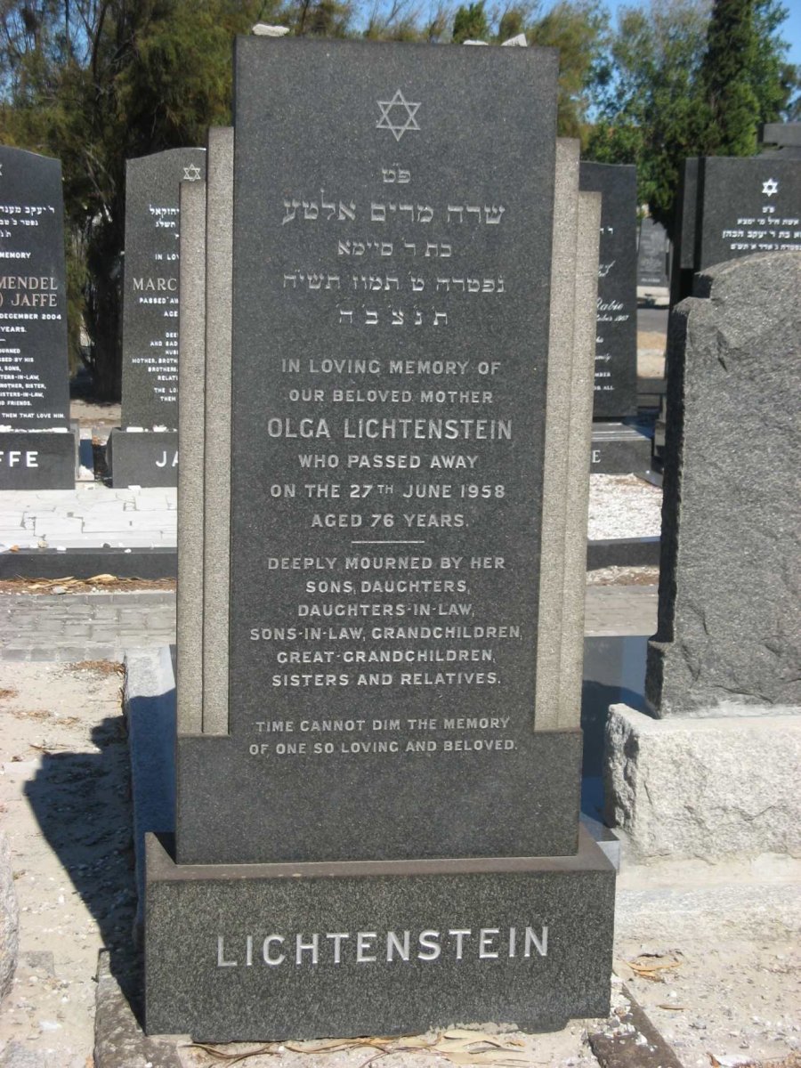 LICHTENSTEIN Olga -1958