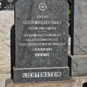 LICHTENSTEIN Paula -1951