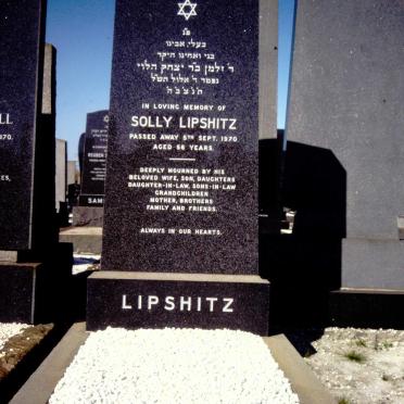 LIPSHITZ Solly - 1970