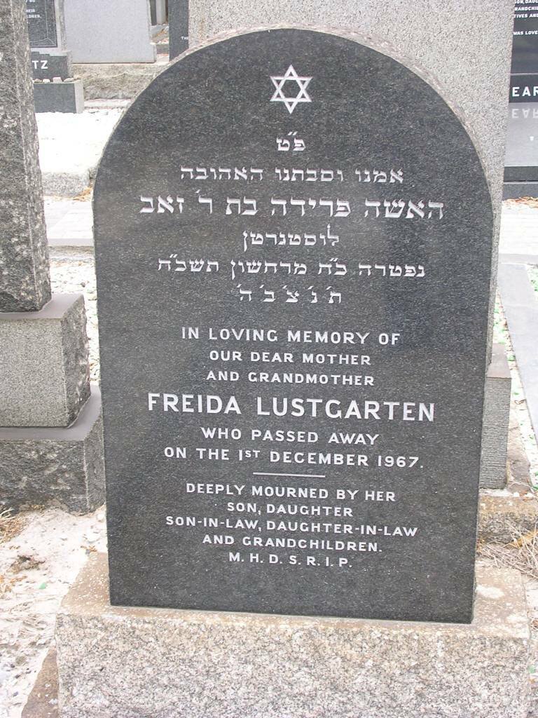 LUSTGARTEN Freida -1967