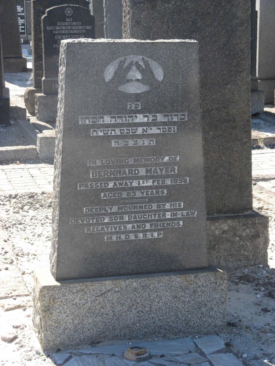 MAYER Bernhard -1958