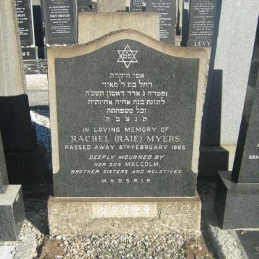 MYERS Rachel -1965