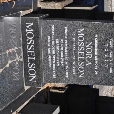 MOSSELSON Nora 1908-2004