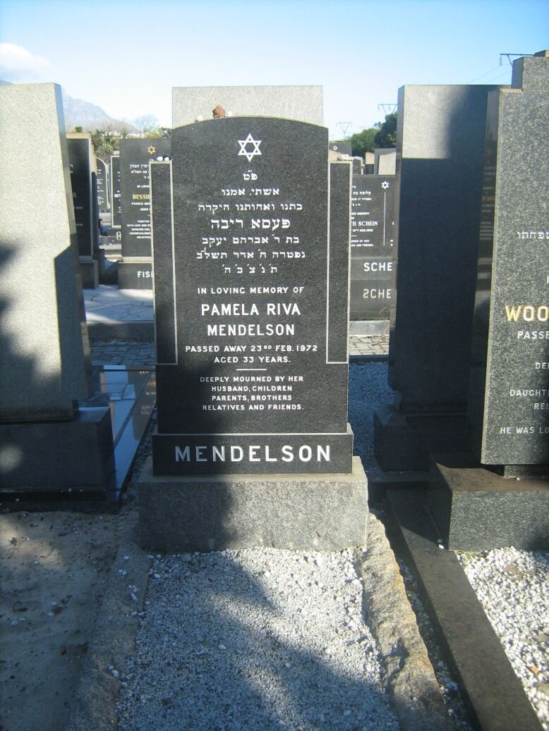 MENDELSON Pamela Riva -1972