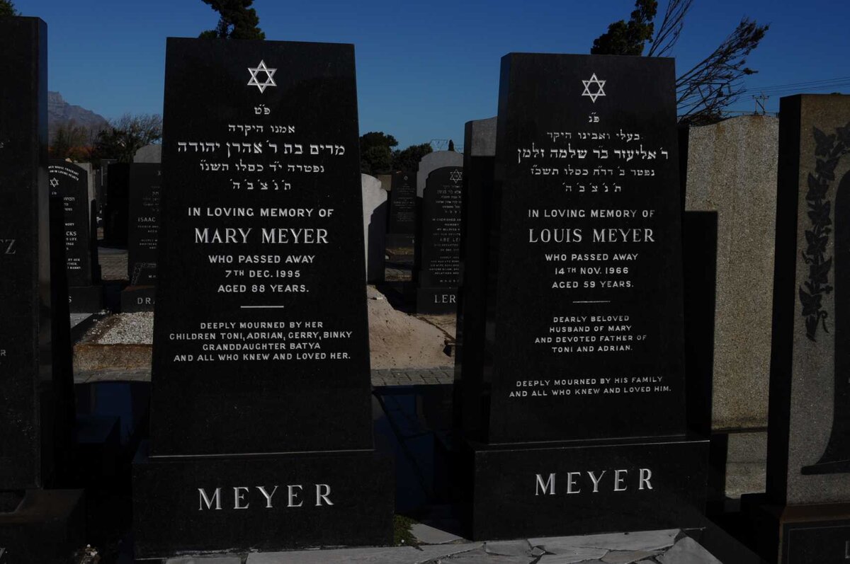 MEYER Louis -1966 &amp; Mary -1995