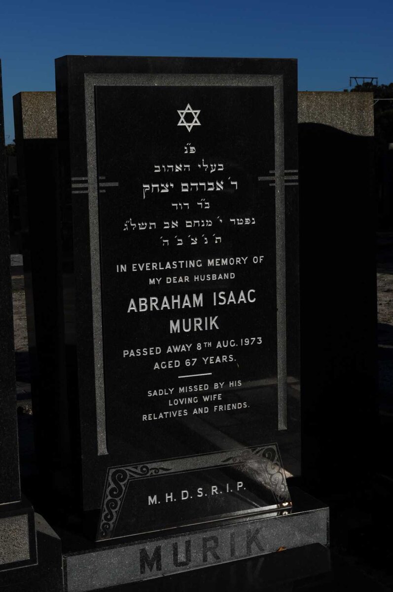 MURIK Abraham Isaac -1973