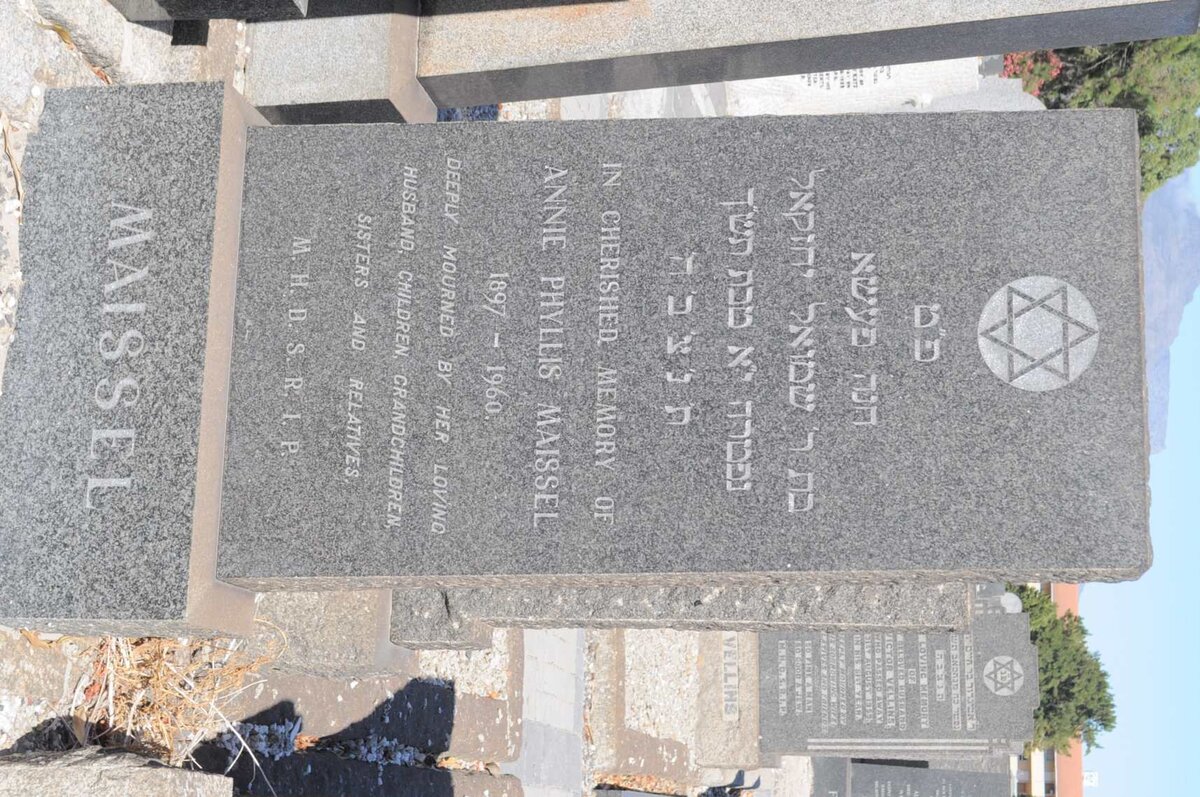 MAISSEL Annie Phyllis 1897-1960