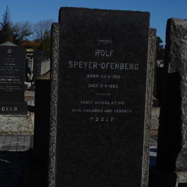 OFENBERG Rolf, Speyer 1910-1963