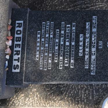 ROBERTS Sydney -1954