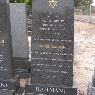 RAHMANI Victor -1972