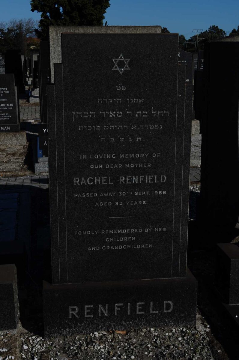 RENFIELD Rachel -1966