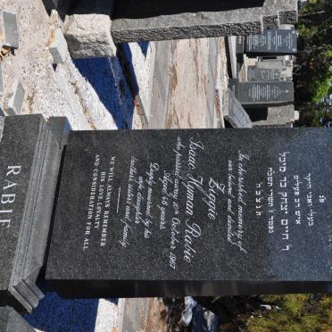 RABIE Ziggie Isaac Hyman -1967