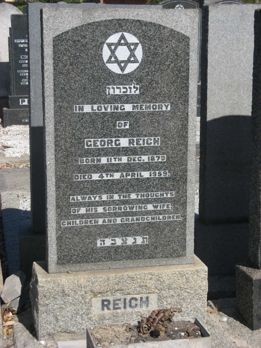 REICH Georg 1879-1959