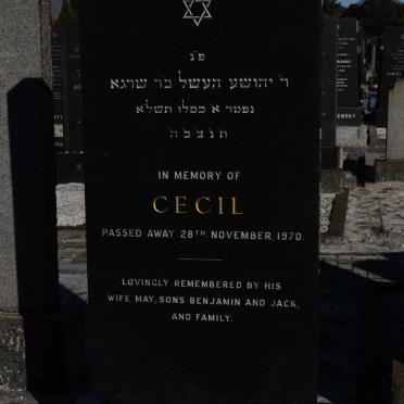 RABINOWITZ Cecil -1970