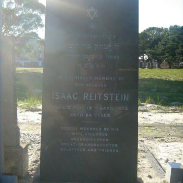 REITSTEIN Isaac -1974