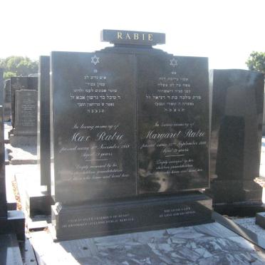 RABIE Max -1959 &amp; Margaret -1966