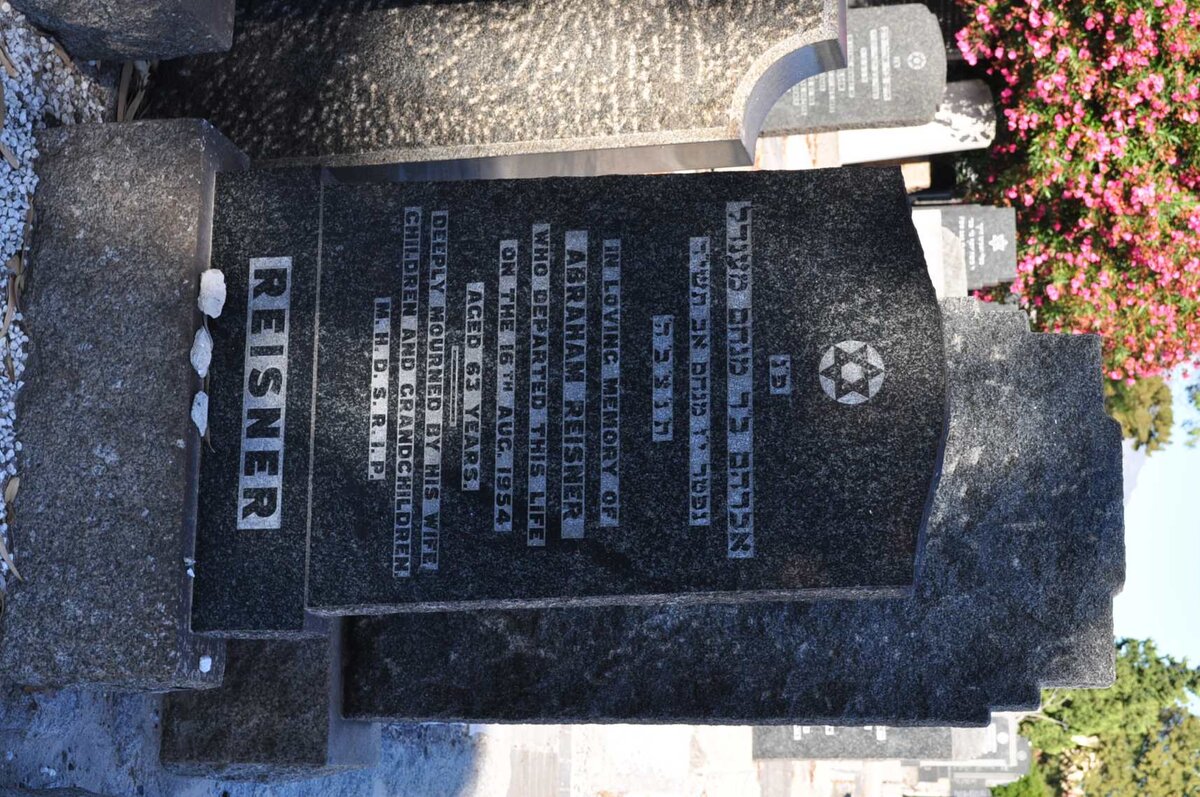 REISNER Abraham -1954