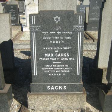 SACKS Max -1962
