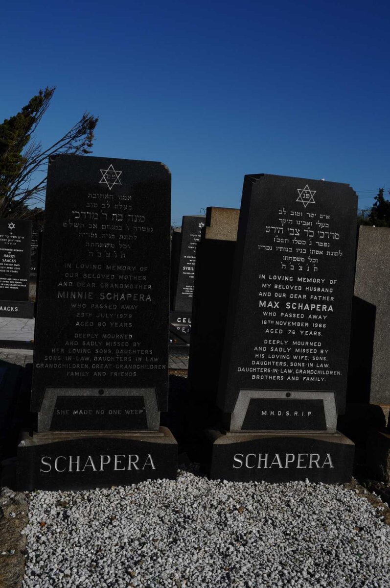 SCHAPERA Max -1966 &amp; Minnie -1979