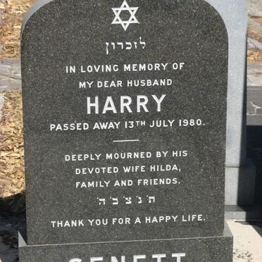 SENETT Harry -1980