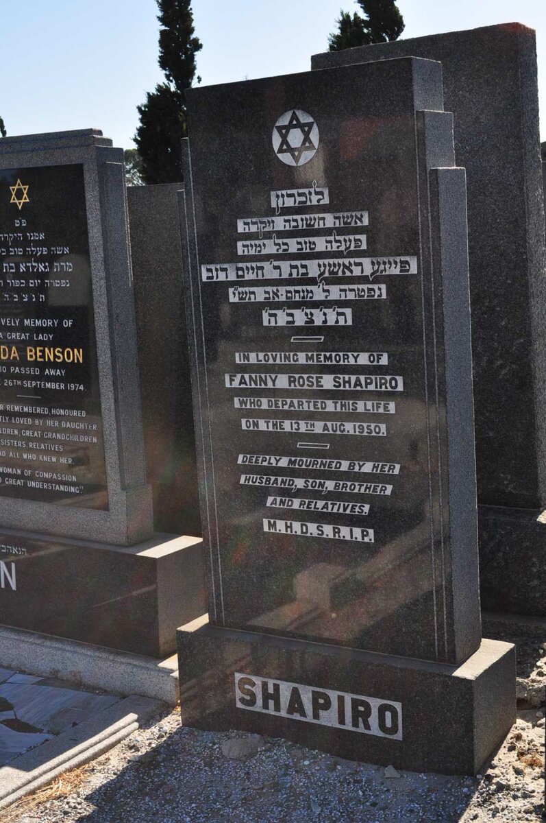 SHAPIRO Fanny Rose -1950