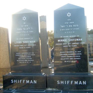 SHIFFMAN Louis -1968 &amp; Minnie -2000