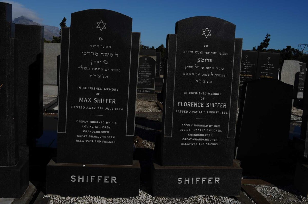 SHIFFER Max -1974 &amp; Florence -1969