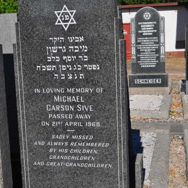 SIVE Michael Garson -1968 &amp; Johanna -1952