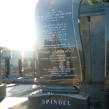 SPINDEL Ann nee SCHWALB -1972