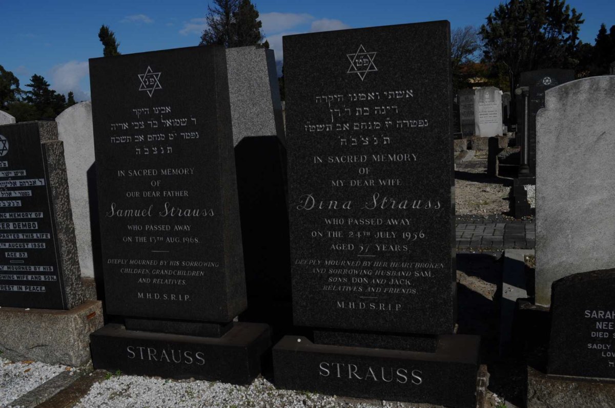 STRAUSS Samuel -1968 &amp; Dina -1956