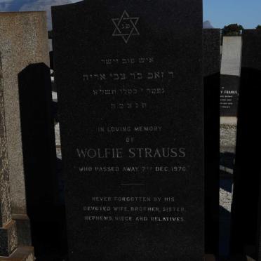 STRAUSS Wolfie -1970