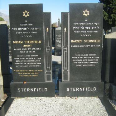 STERNFIELD Barney -1967 &amp; Miriam -1982