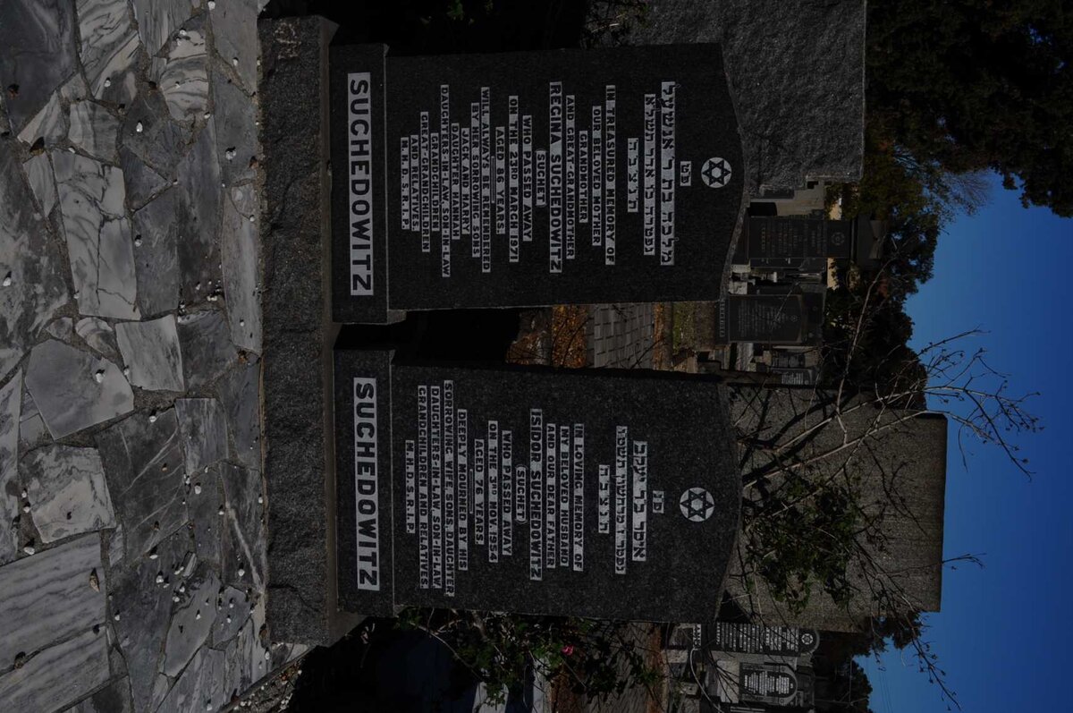 SUCHEDOWITZ Isidor -1954 :: SUCHEDOWITZ Regina -1971