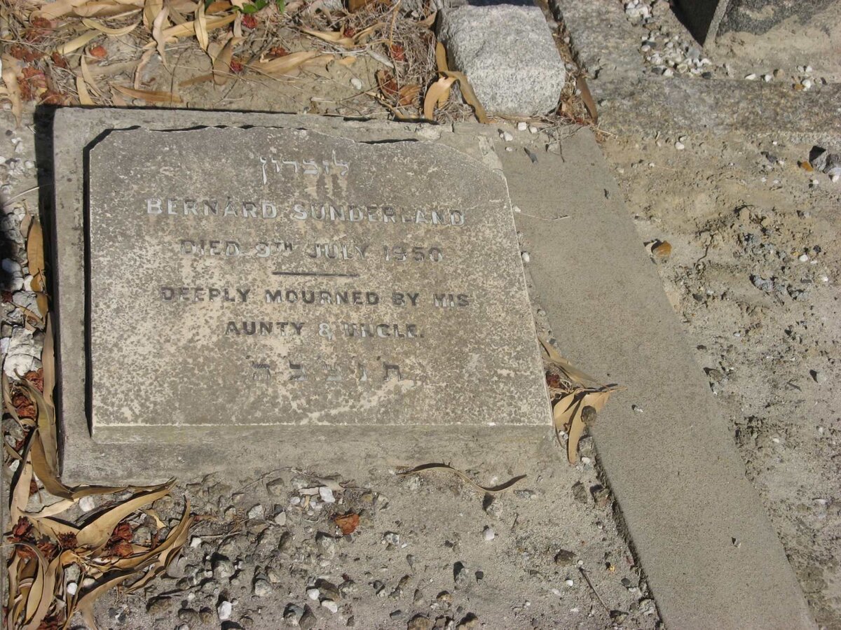 SUNDERLAND Bernard -1950