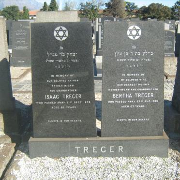 TREGER Isaac -1972 &amp; Bertha -1961