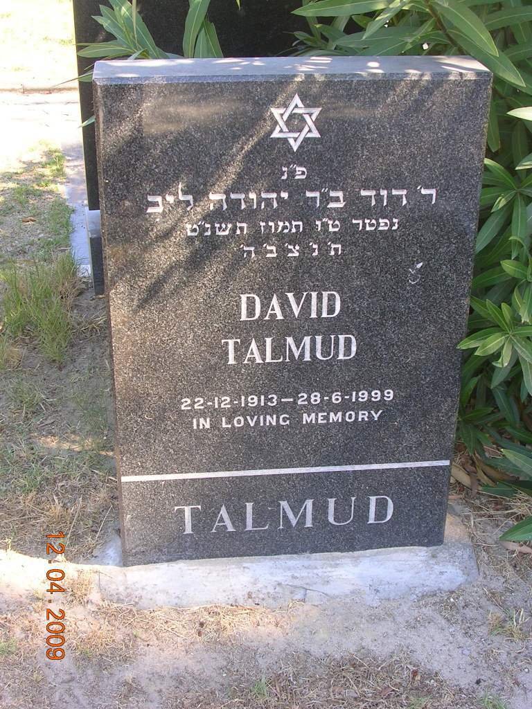 TALMUD David 1913-1999