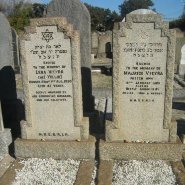 VIEYRA Maurice -1963 &amp; Lena YELLIN -1950