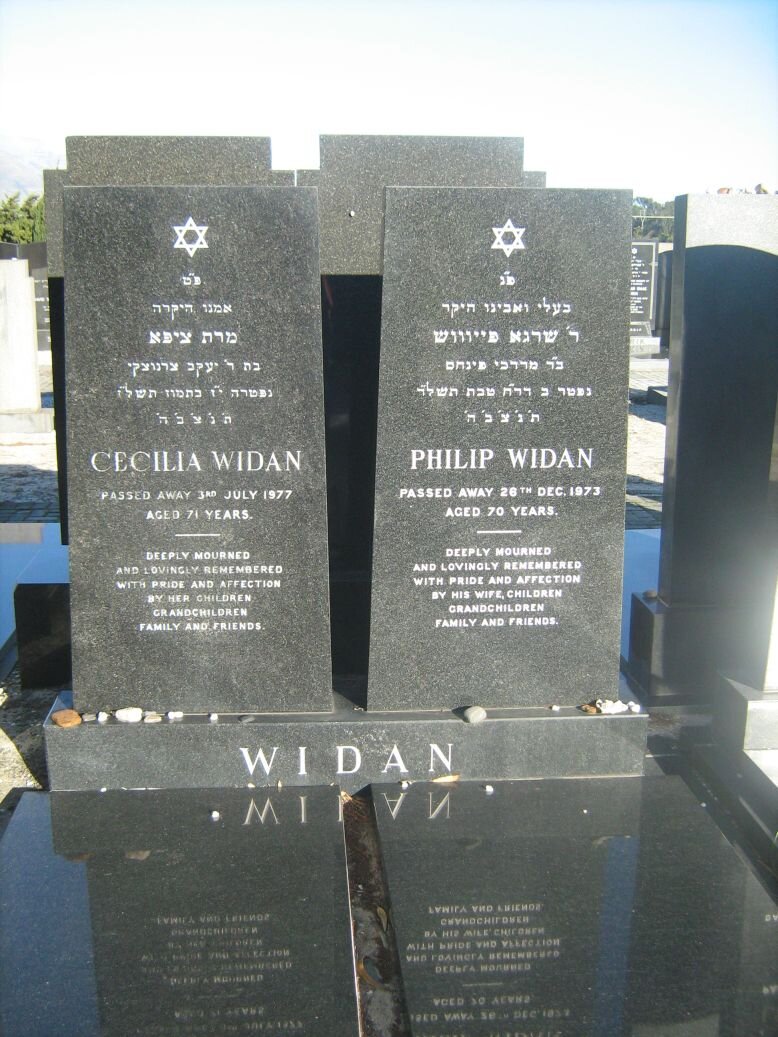 WIDAN Philip -1973 &amp; Cecilia -1977