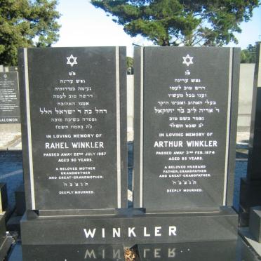WINKLER Arthur -1974 &amp; Rahel -1987