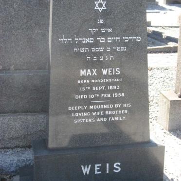 WEIS Max 1893-1958