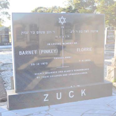 ZUCK Barnet -1973 &amp; Florrie -1993