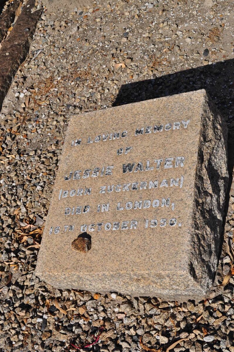 WALTER Jessie nee ZUCKERMAN -1950