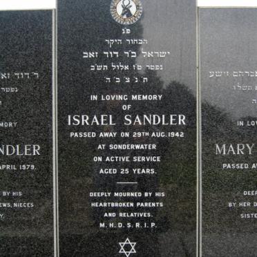 SANDLER Israel  -1942