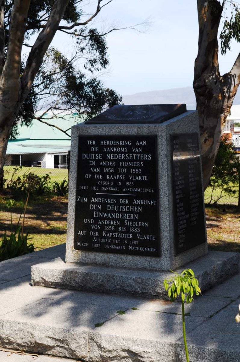 3. Herdenking aan Duitse Nedersetters