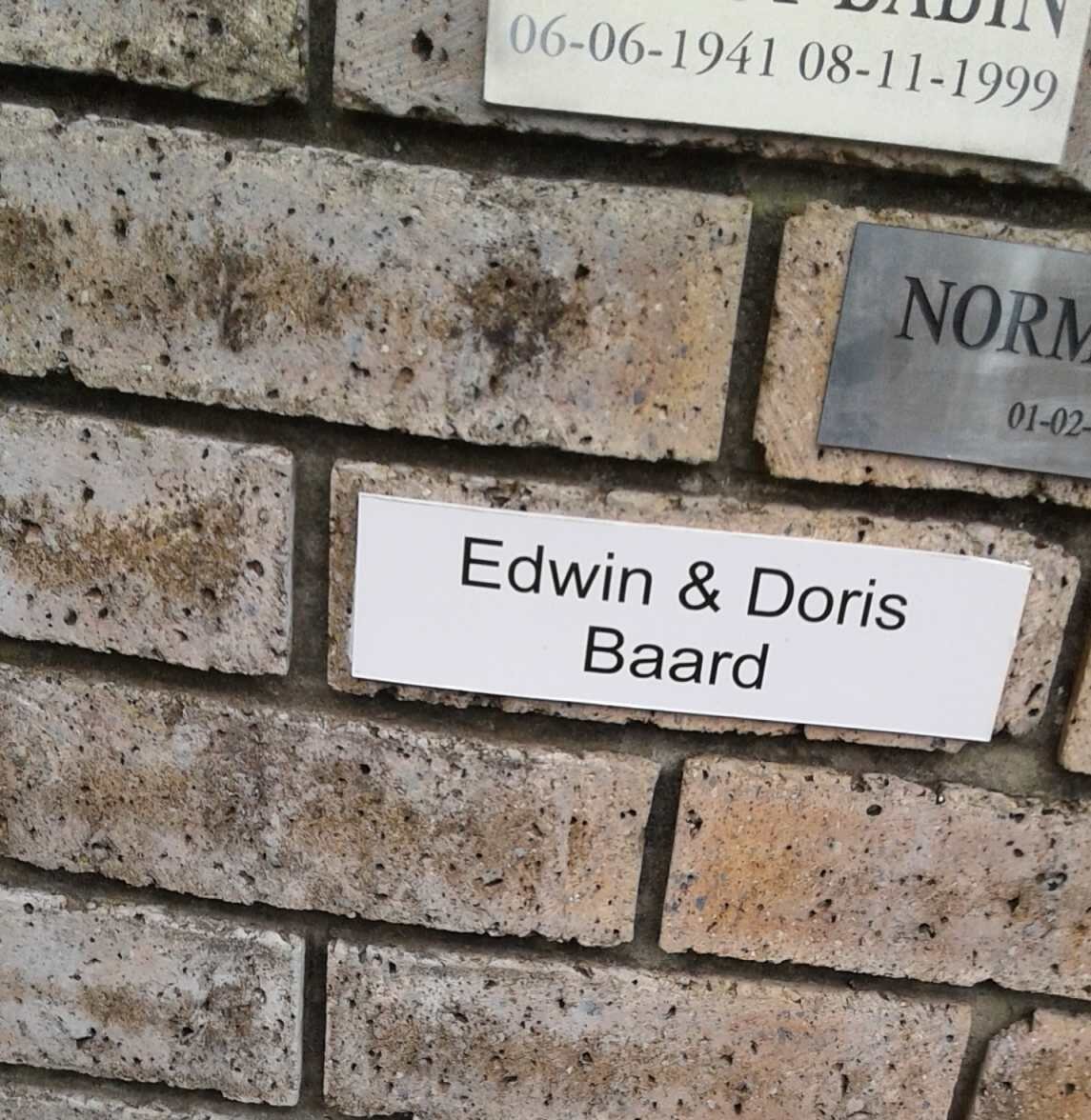 BAARD Edwin &amp; Doris